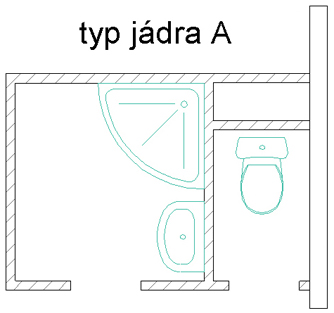 Rekonstrukce bytového jádra typ A