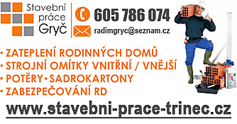 stavební práce Gryč Třinec